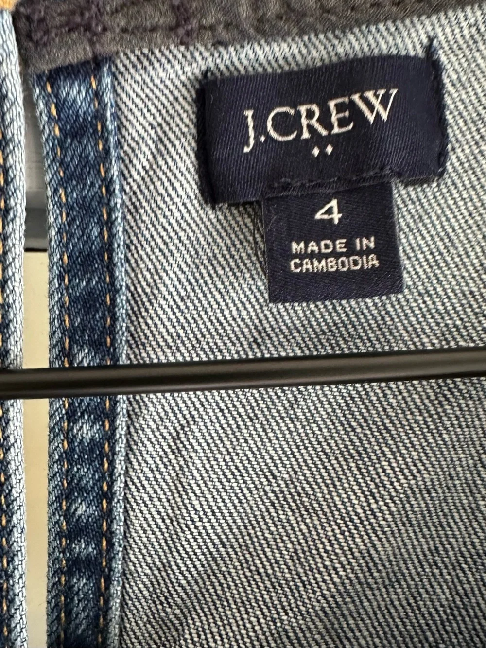 Denim J.Crew Mini Sheath dress size 4